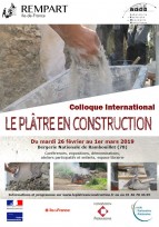 Colloque "Le plâtre en construction" - Rambouillet (78)