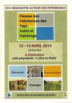 Participation MPF 17 aux Rencontres du Patrimoine de Chatelaillon  12/13 avril 2014